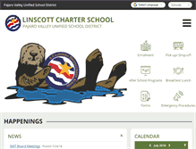 Tablet Screenshot of linscott.pvusd.net